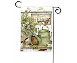 Fresh Herbs Garden Flag